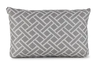 Eastwood Gray Lumbar Indoor/outdoor Accent Pillow