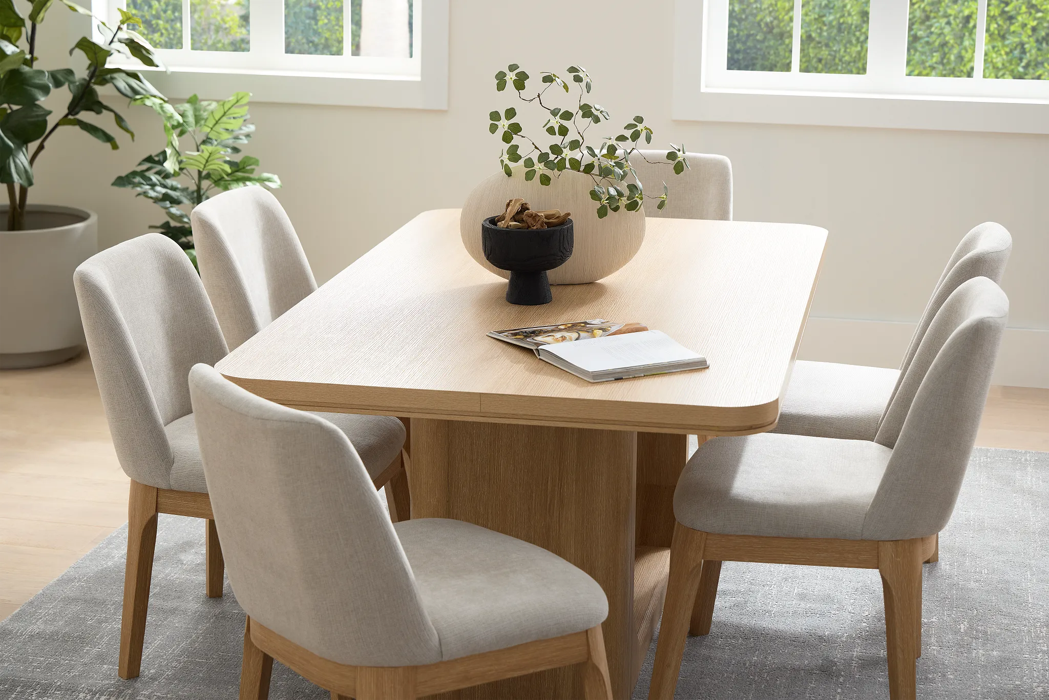 Emory Light Tone Rectangular Table