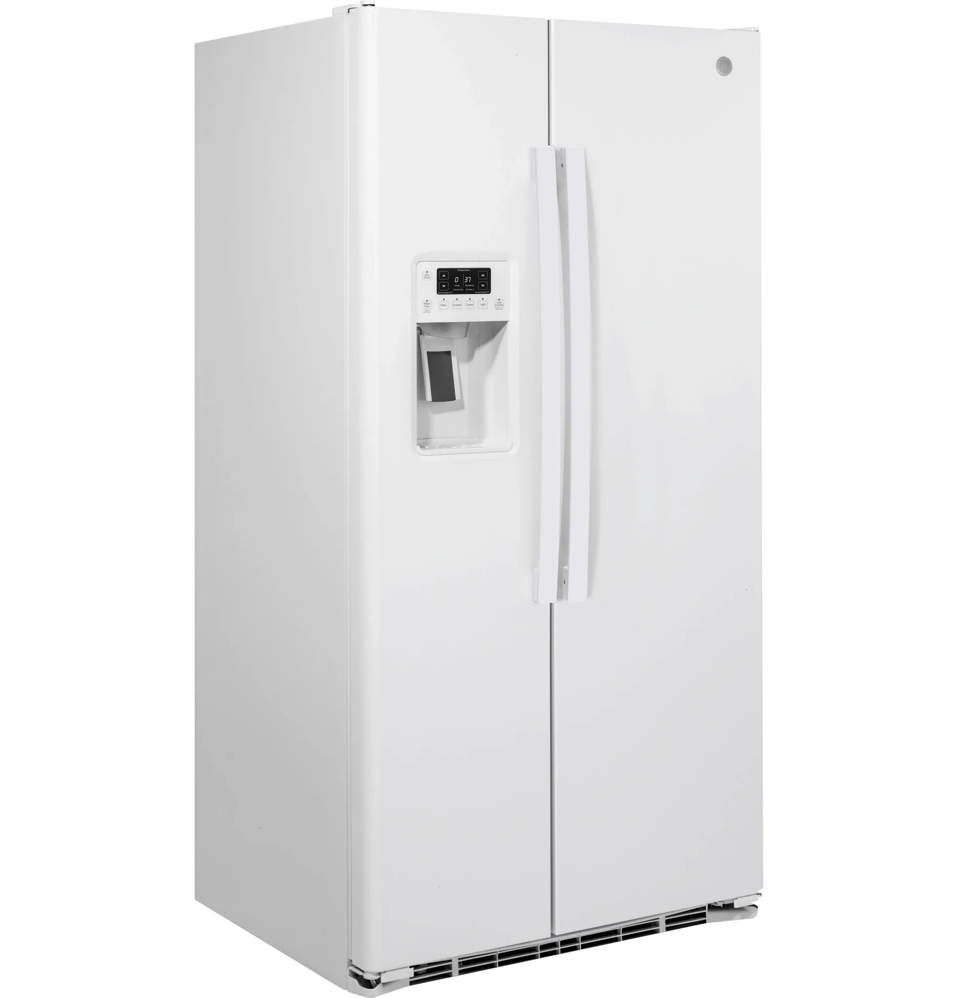 Ge Profile 22 Series White Side By Side Refrigerator