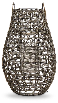 Brady Gray Small Lantern
