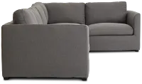 Willow Gray Fabric Medium Two-arm Sectional