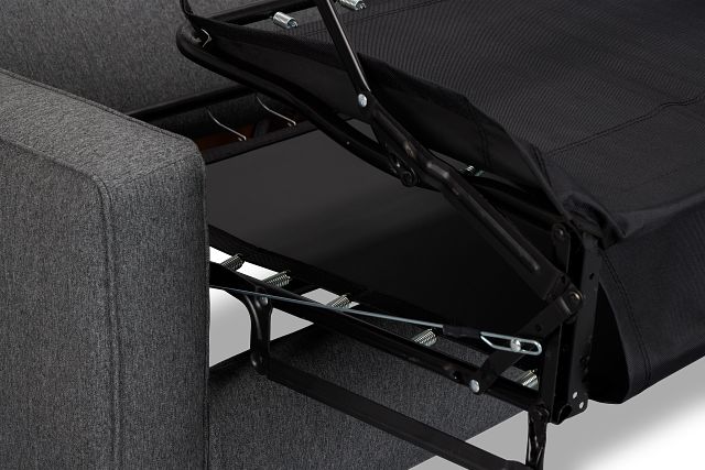 Siesta Delray Dark Gray Fabric Cooling Memory Foam Sleeper
