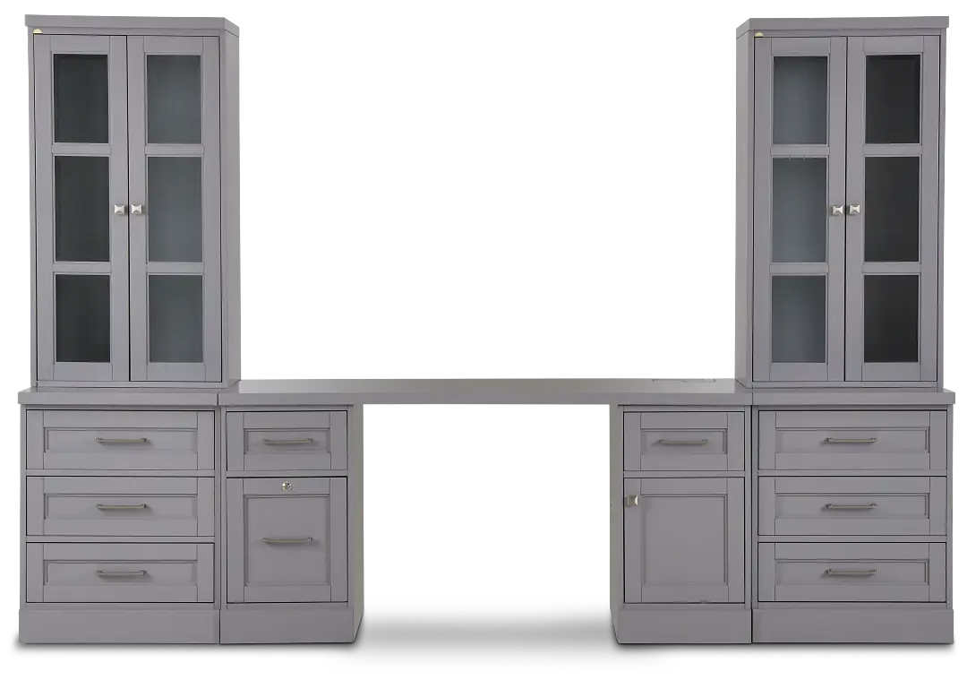 Newport Gray Drawer Wall Desk Newport Gray Drawer Wall Desk