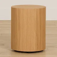 Lexie Light Tone Round End Table