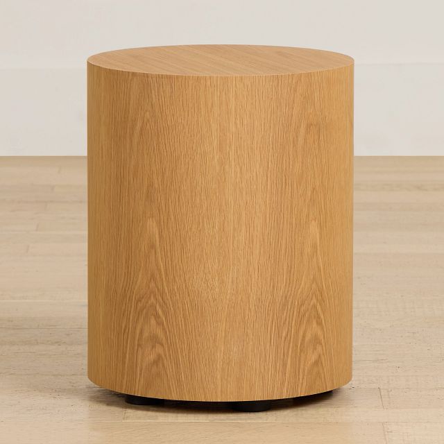 Lexie Light Tone Round End Table