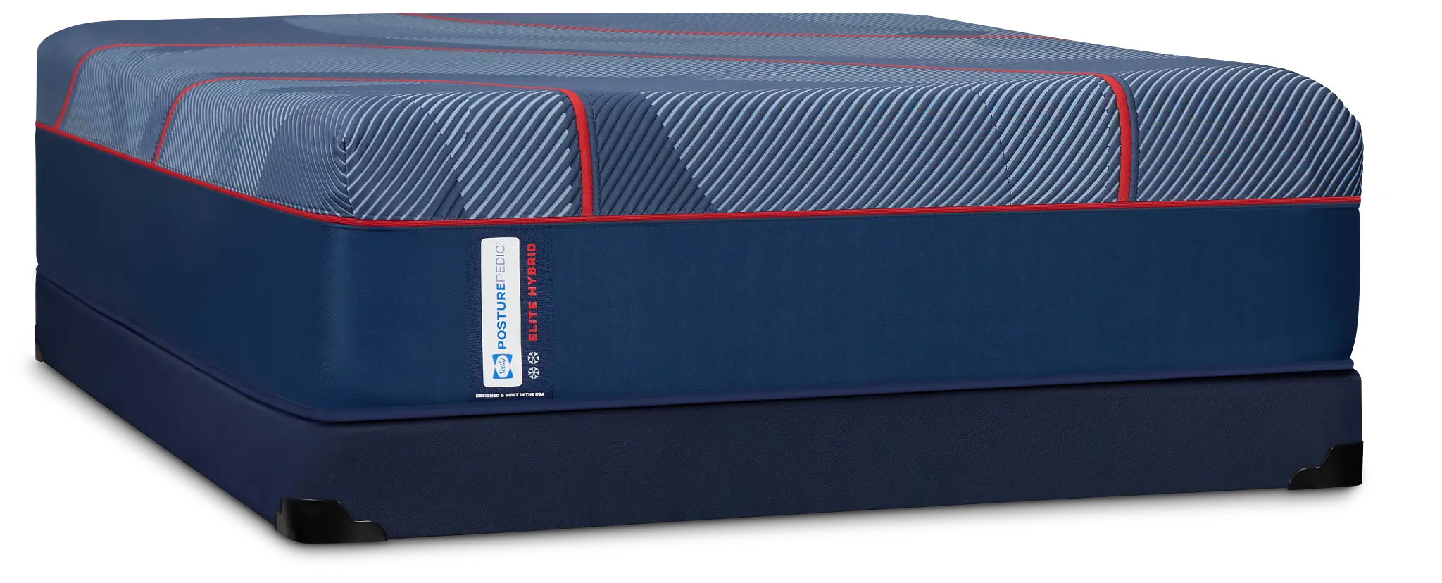 Posturepedic High Point Elite Hybrid 14" Soft Low-profile Mattress Set Posturepedic High Point Elite Hybrid 14" Soft Low-profile Mattress Set