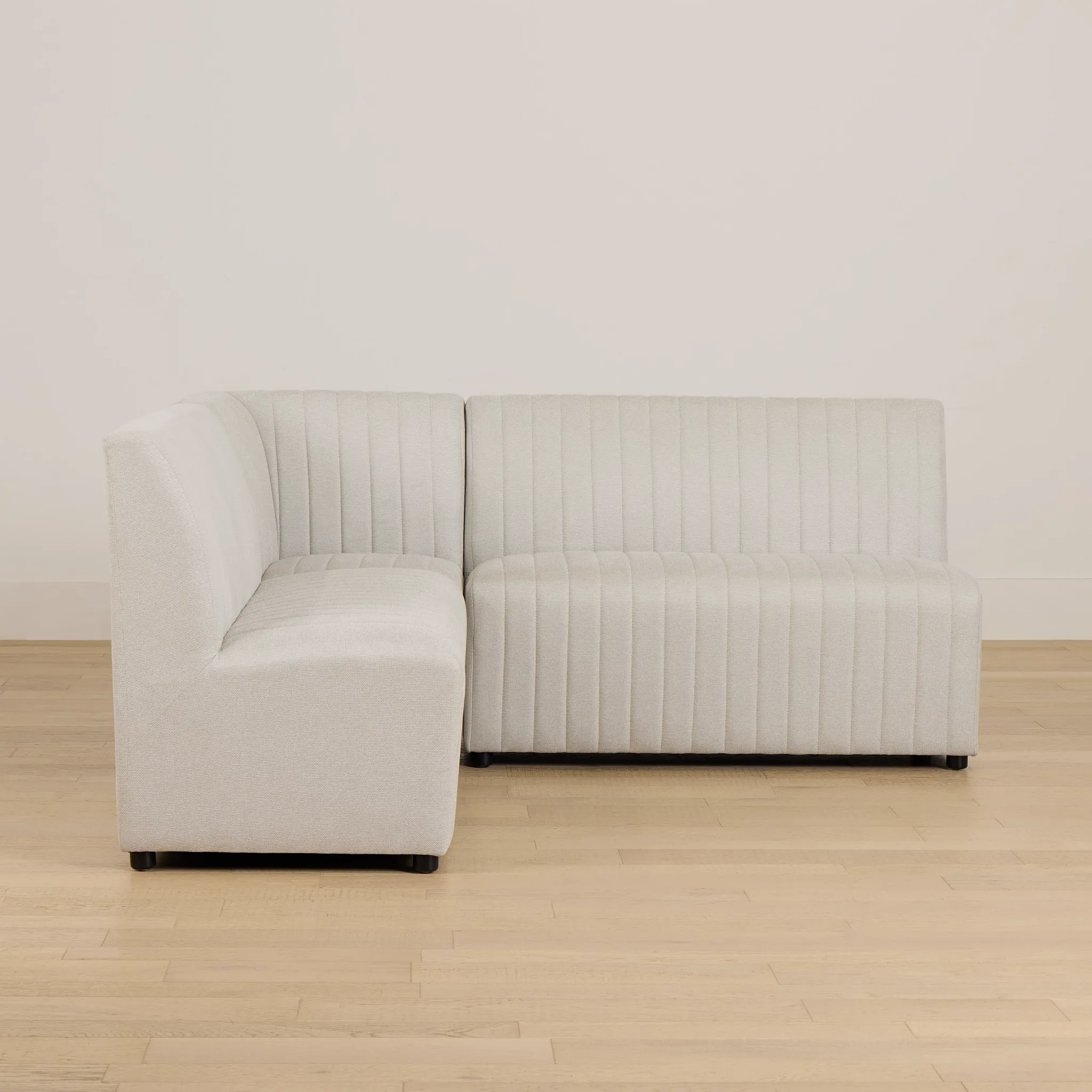 Tifton White Uph Modular Banquette