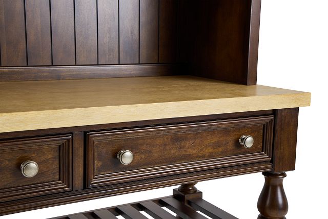 Savannah Dark Tone China Cabinet