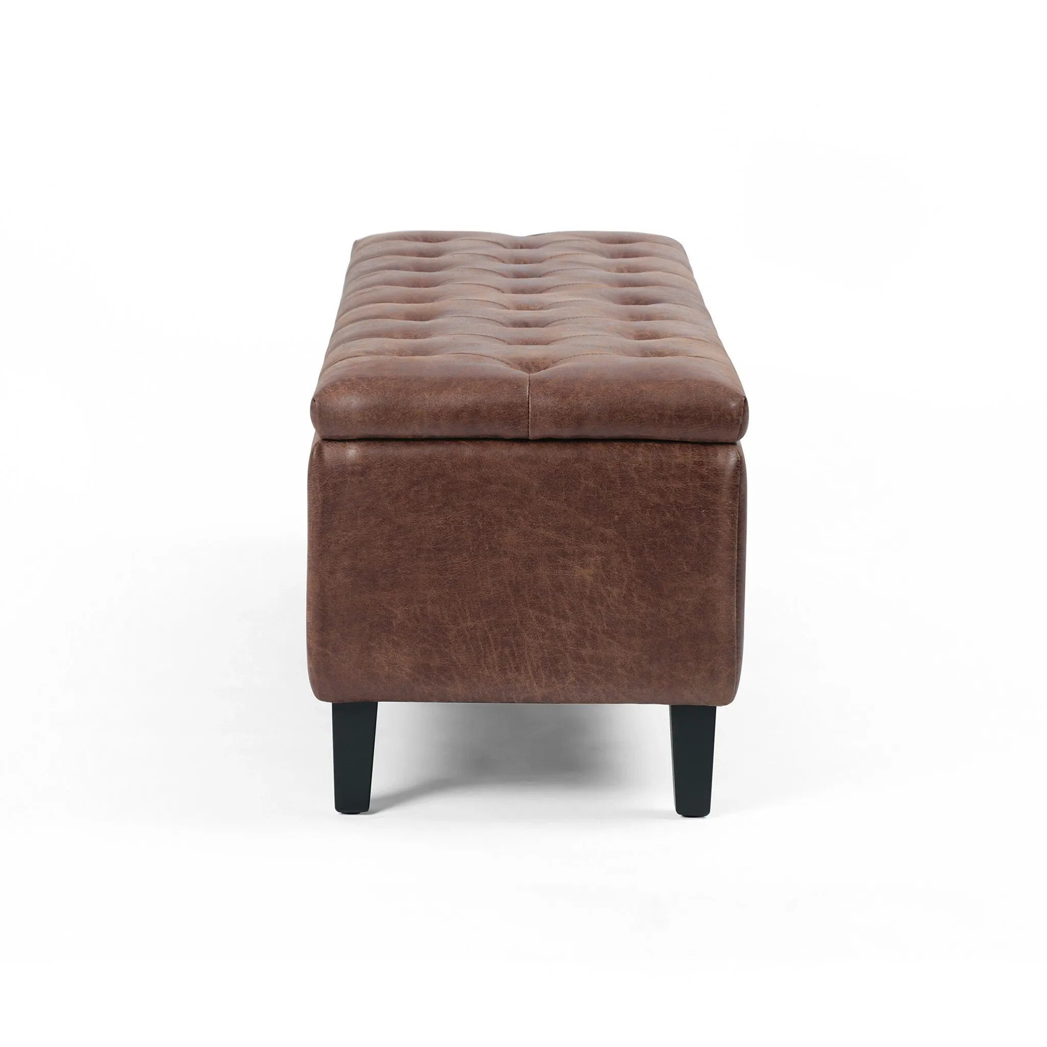 Four Hands Greg Brown Leather Trunk