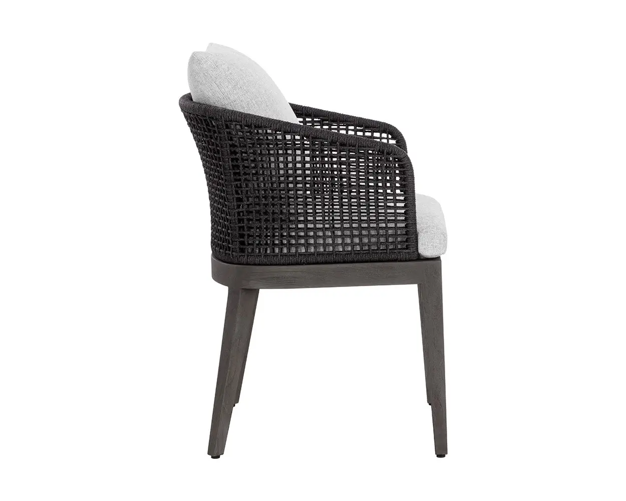 Ukiah Black Gray Cushioned Arm Chair Ukiah Black Gray Cushioned Arm Chair