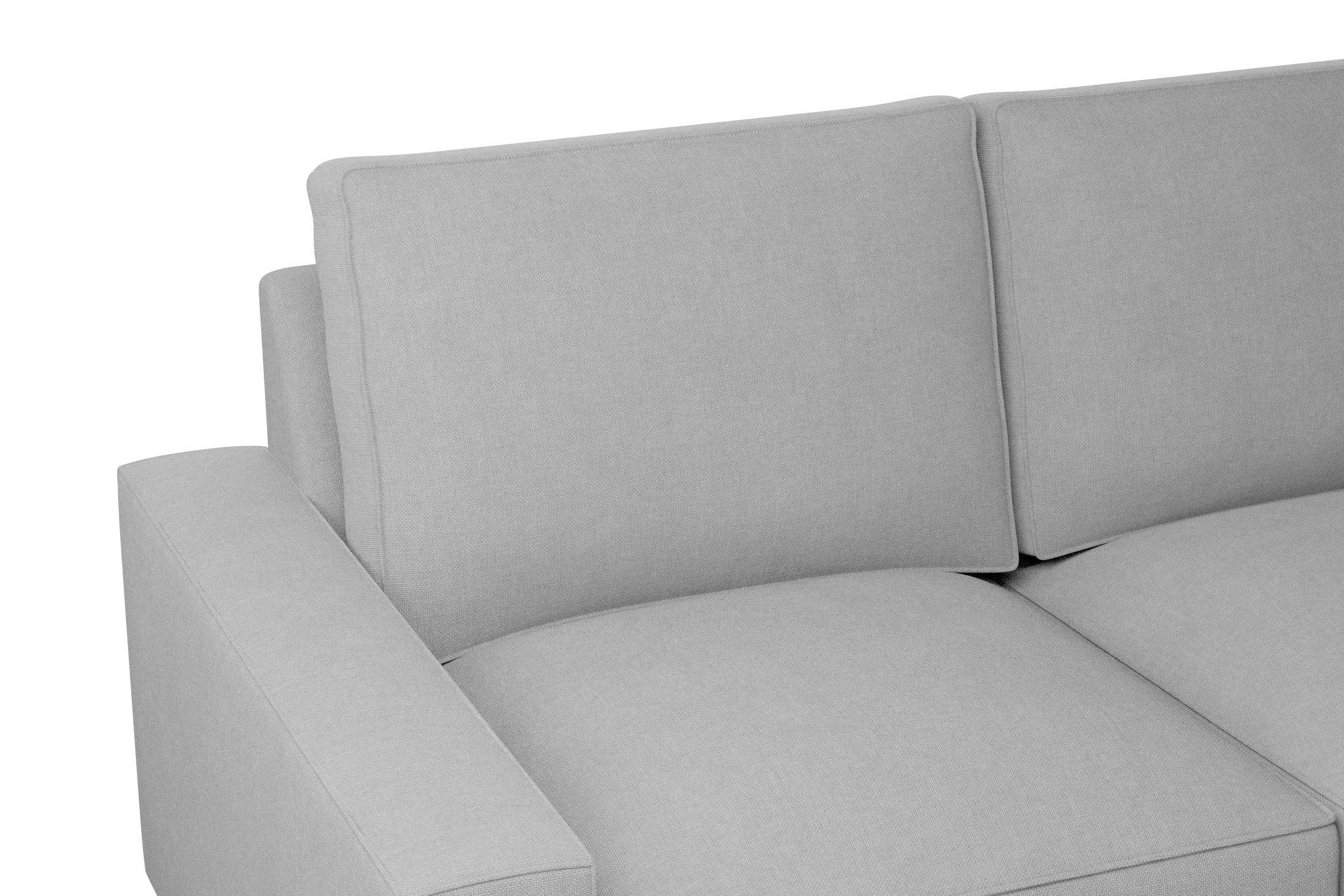 Edgewater Suave Gray Large Right Chaise Sectional