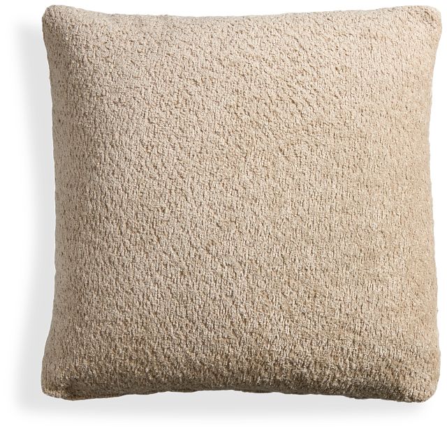 Oslo Beige 20" Square Accent Pillow