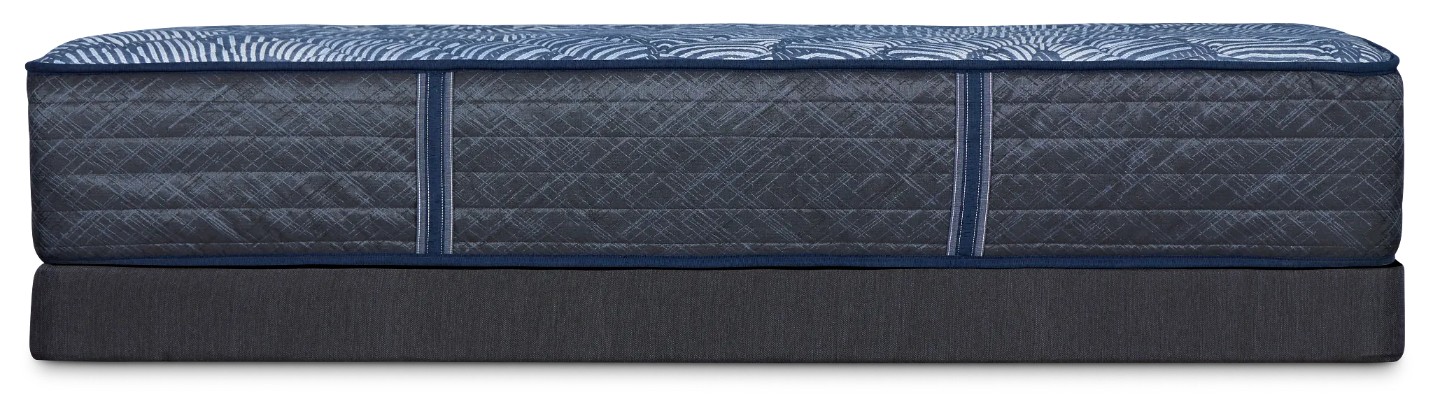 Serta Perfect Sleeper Cobalt Calm Extra Firm Low-profile Mattress Set