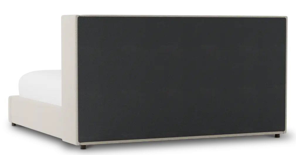 Captiva Suave Beige 48" Upholstered Shelter Bed Captiva Suave Beige 48" Upholstered Shelter Bed