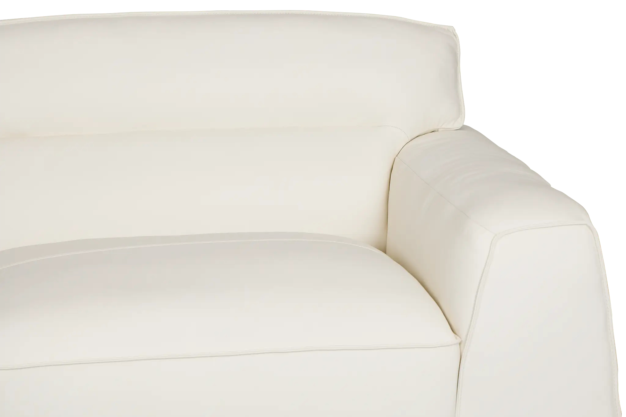 Blanca White Leather 5-piece Modular Sectional Blanca White Leather 5-piece Modular Sectional