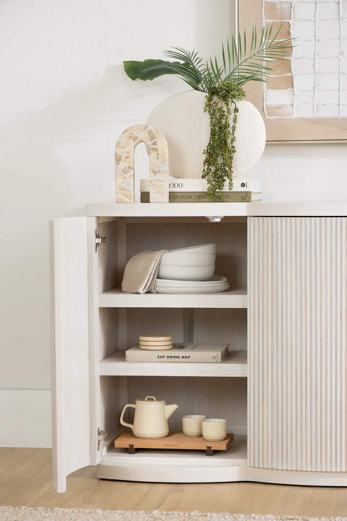 Gables White Tv Stand