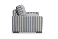 Edgewater Sea Lane Dark Blue 84" Sofa W/ 2 Cushions