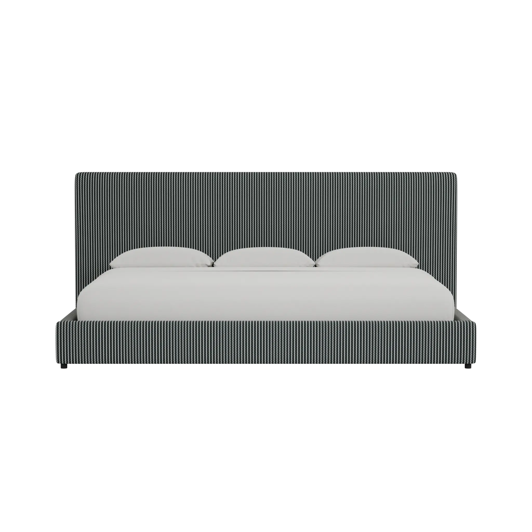 Grayton Lucy Navy 54" Upholstered Platform Bed Grayton Lucy Navy 54" Upholstered Platform Bed