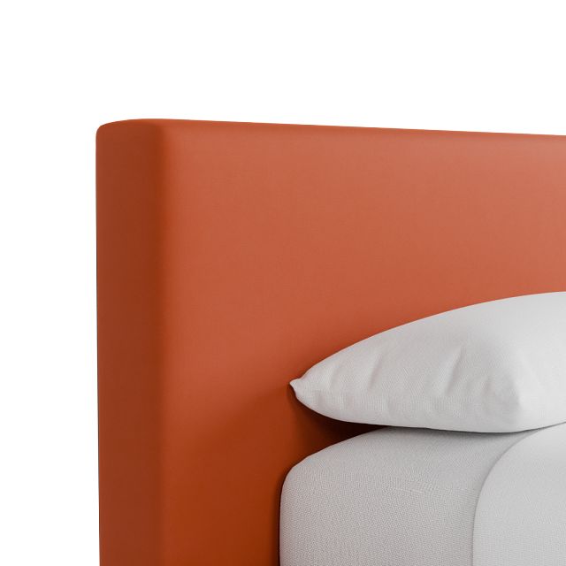 Grayton Joya Orange 44" Upholstered Platform Bed