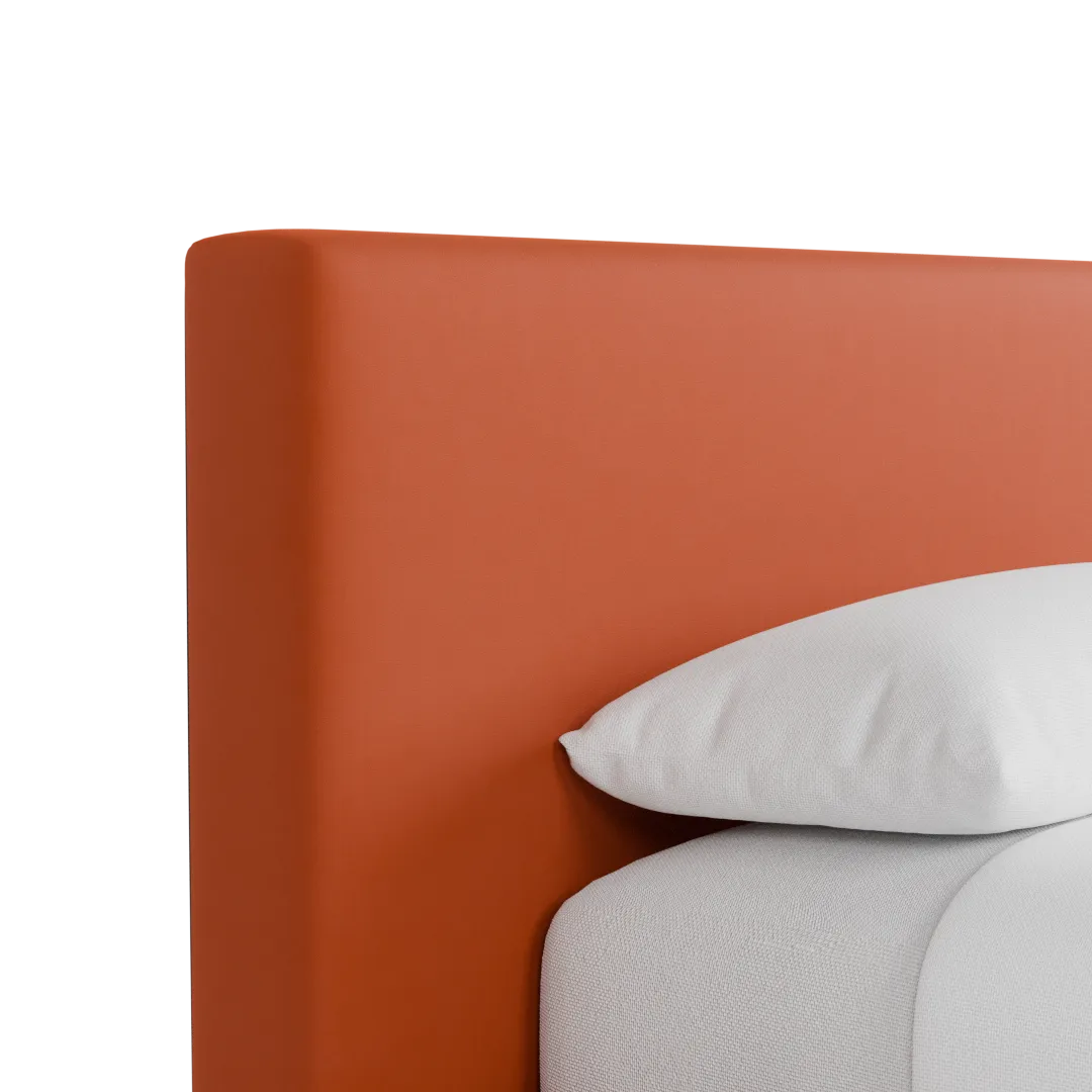 Grayton Joya Orange 44" Upholstered Platform Bed