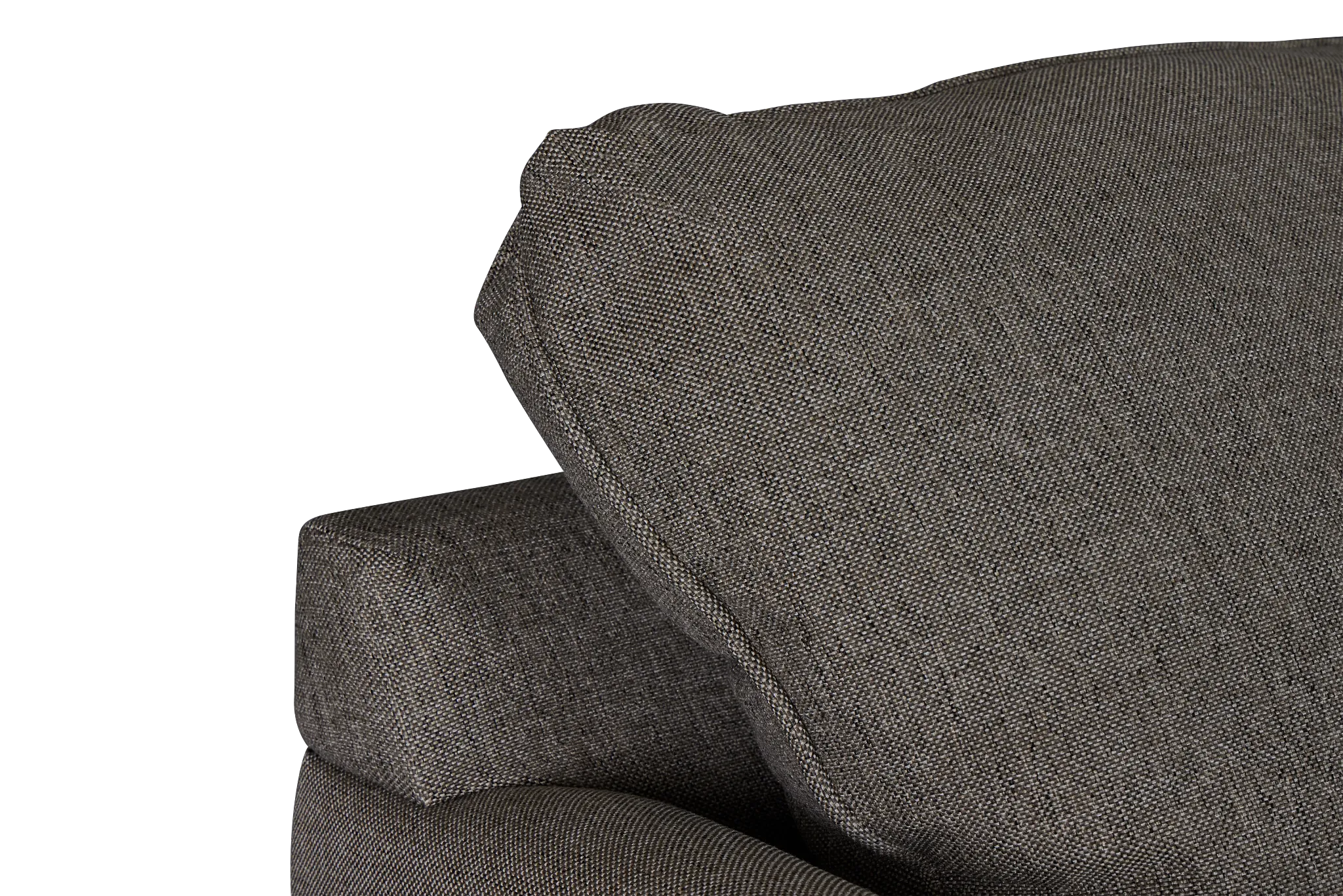 Asheville Brown Fabric Right Chaise Innerspring Sleeper Sectional