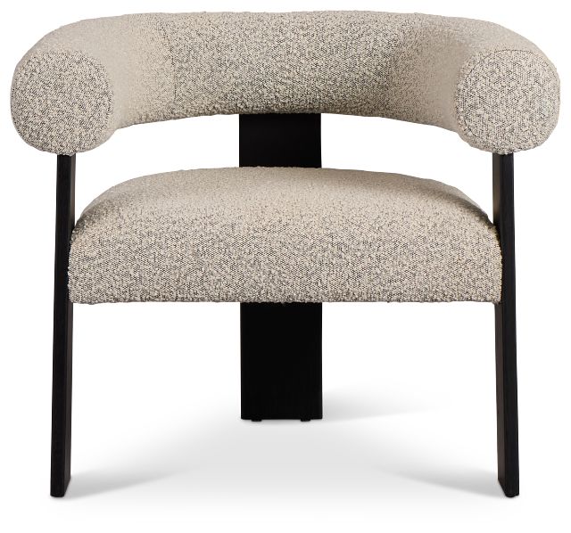 Annette Gray Fabric Accent Chair