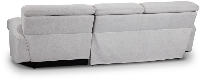 Callum Light Gray Storage Small Right Chaise Sleeper Sectional