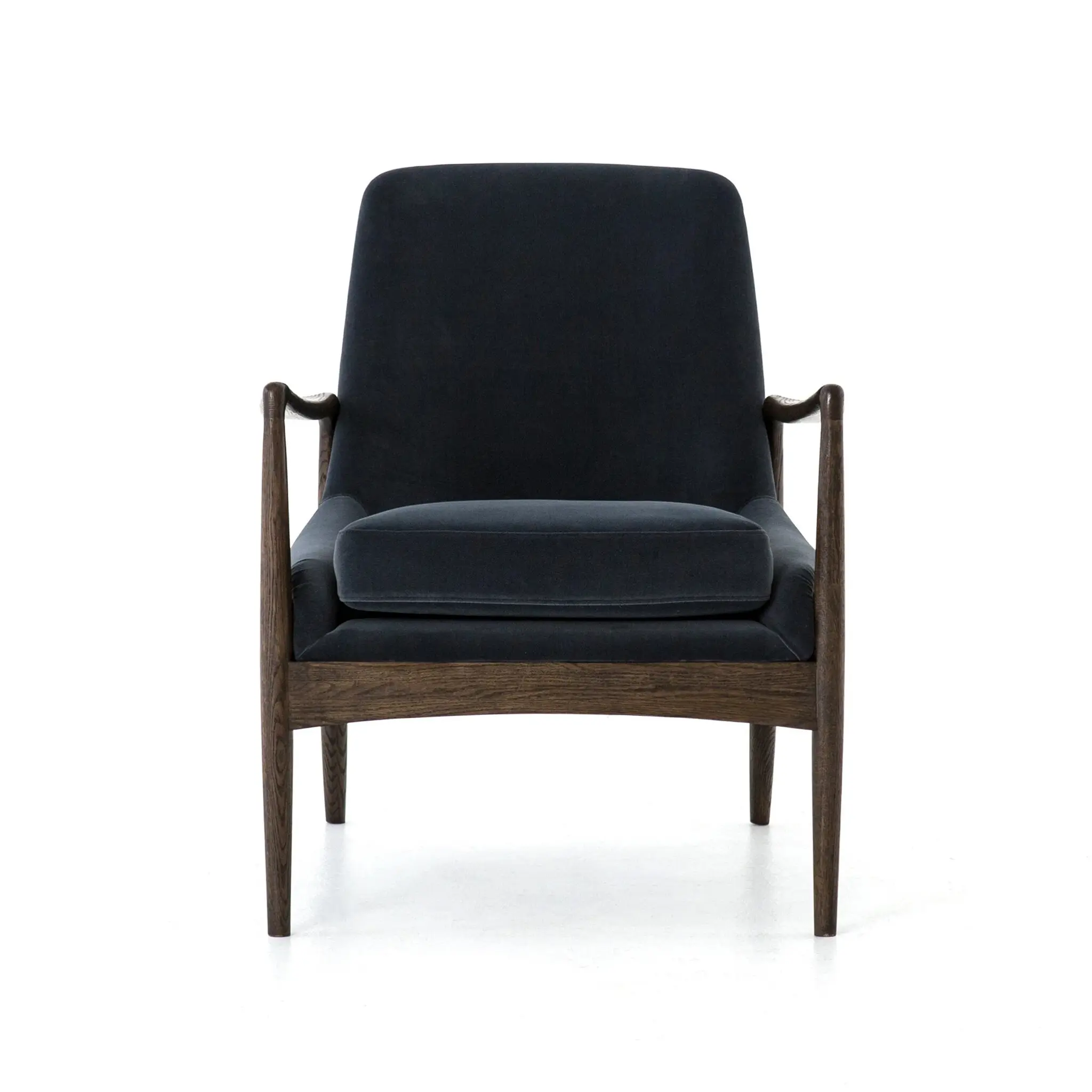 Four Hands Abella Navy Velvet Accent Chair Four Hands Abella Navy Velvet Accent Chair