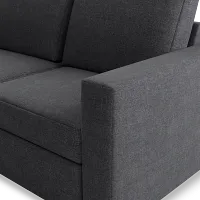 Citymod Dark Gray Fabric 8-piece Modular Sectional