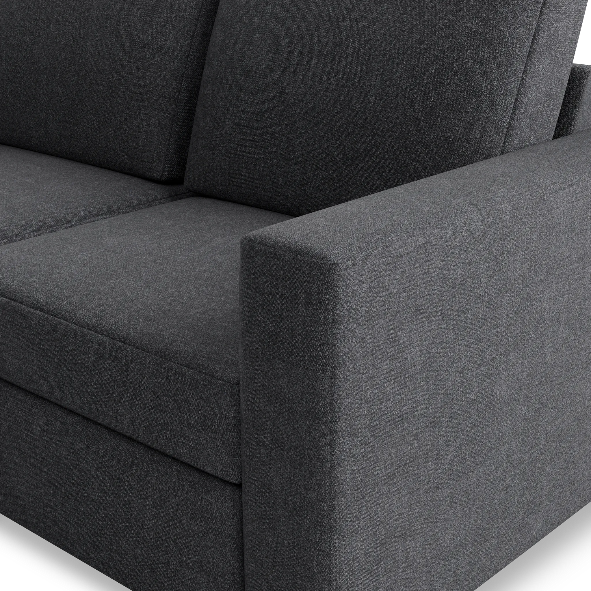 Citymod Dark Gray Fabric 8-piece Modular Sectional