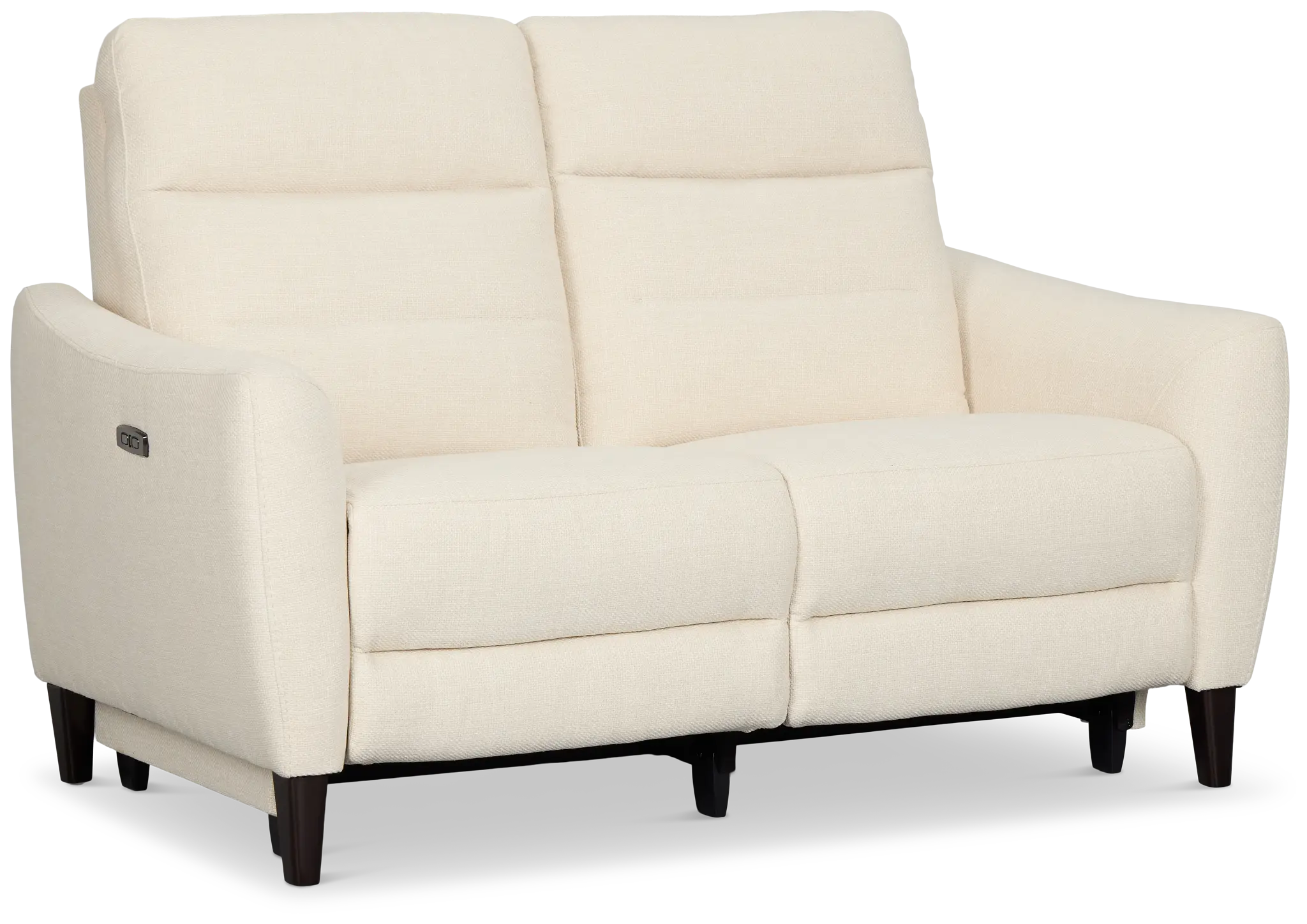 Keaton White Fabric Power Reclining Loveseat W/ Power Headrest Keaton White Fabric Power Reclining Loveseat W/ Power Headrest