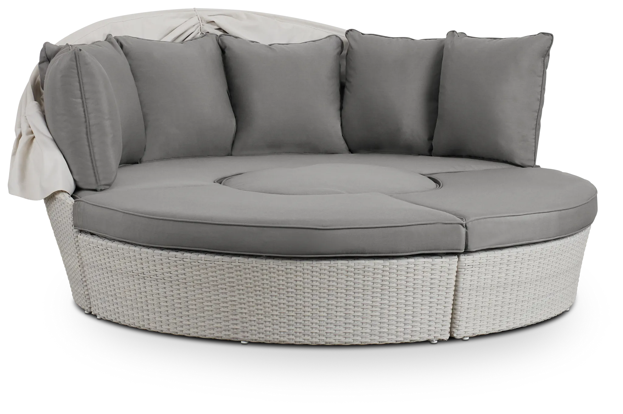 Biscayne Gray Canopy Daybed