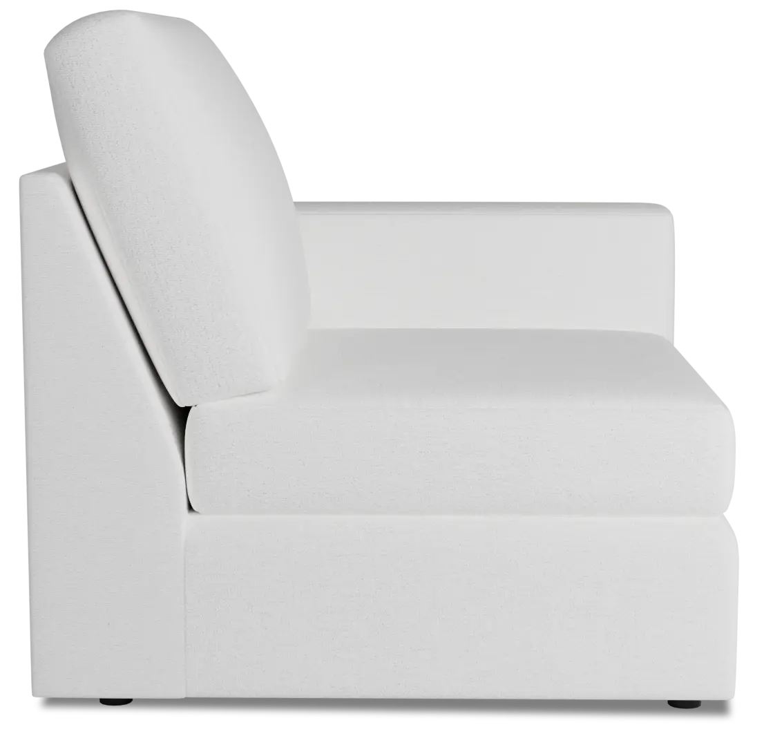 Citymod White Fabric Right Chair Citymod White Fabric Right Chair