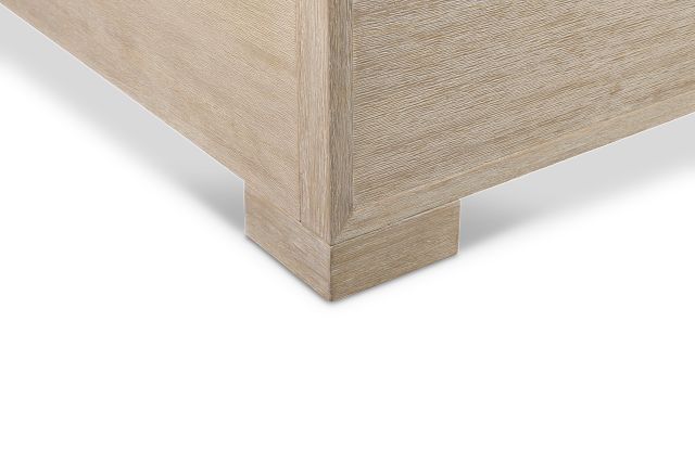 Miramar Light Tone Panel Bed