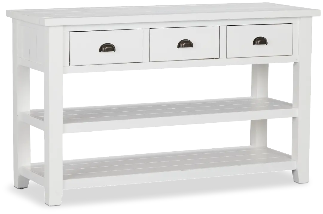 Bismark White Sofa Table Bismark White Sofa Table