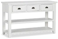 Bismark White Sofa Table