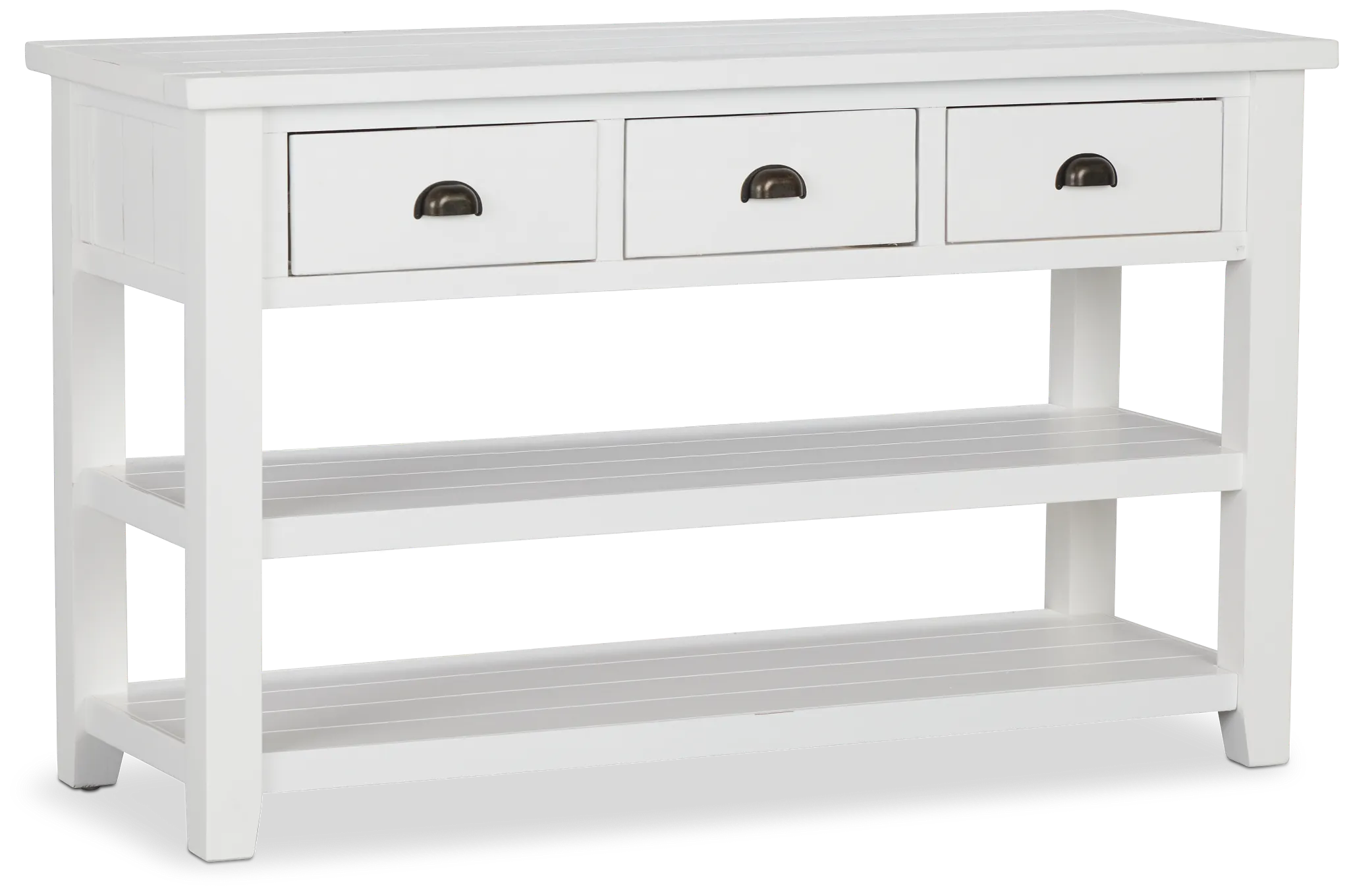 Bismark White Sofa Table