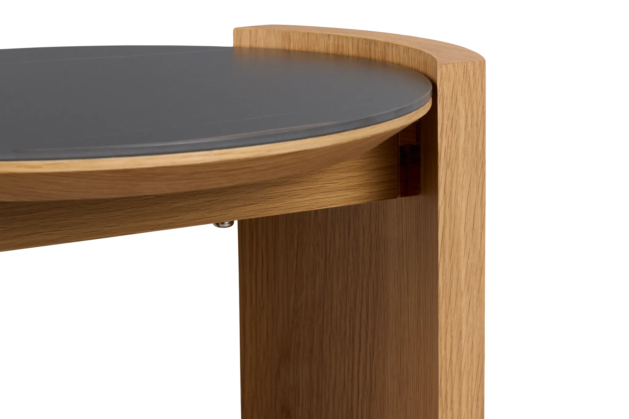 Nomad Light Tone Ceramic Round End Table