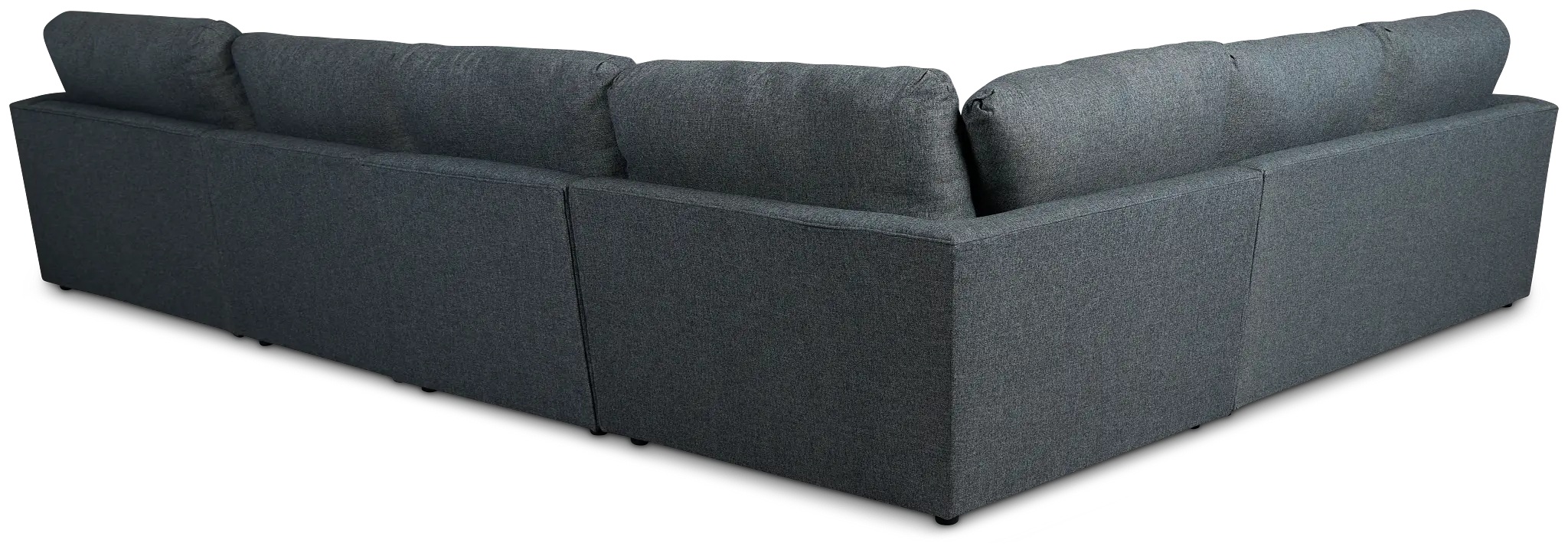 Noah Dark Gray Fabric Large Right Chaise Sectional Noah Dark Gray Fabric Large Right Chaise Sectional