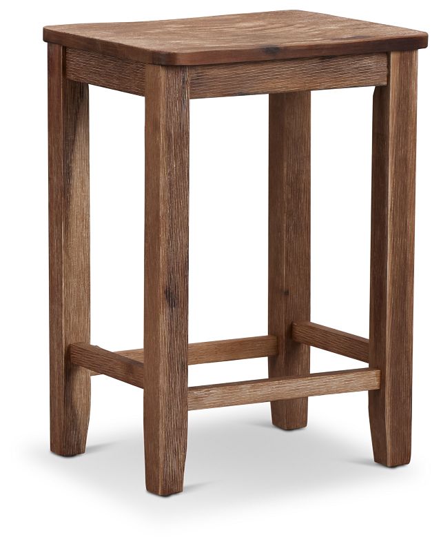 Woodstock Light Tone 24" Backless Barstool