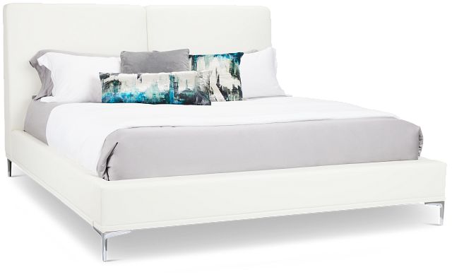 Emit White Micro Panel Bed