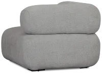 Celeste Light Gray Fabric Right Chair