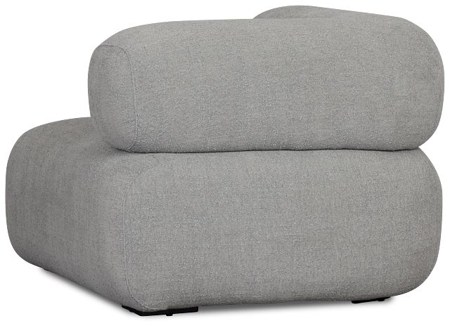 Celeste Light Gray Fabric Right Chair