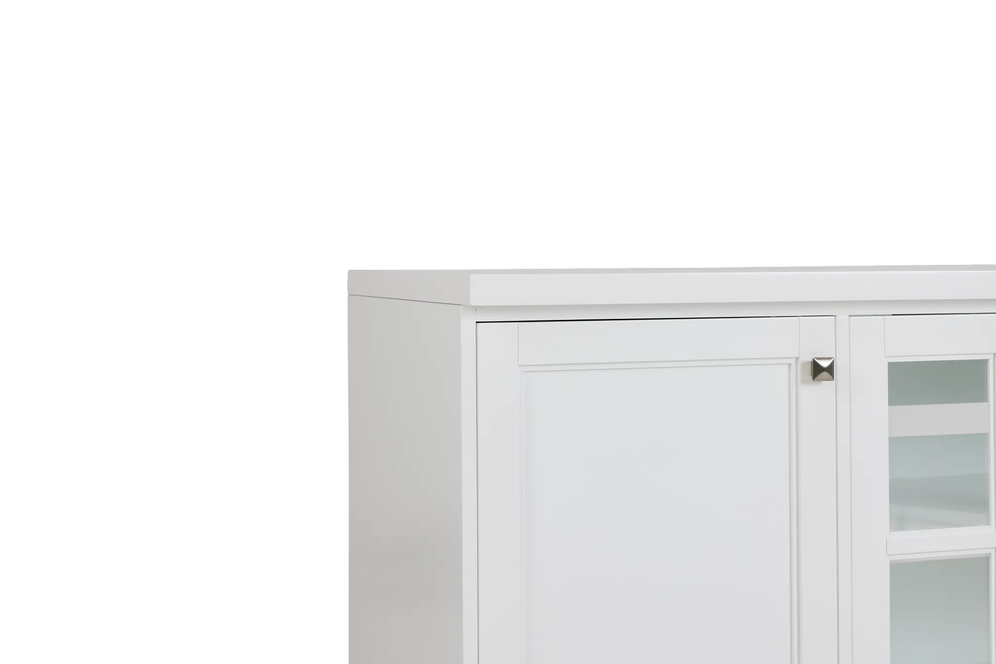 Newport White 76" Tv Stand