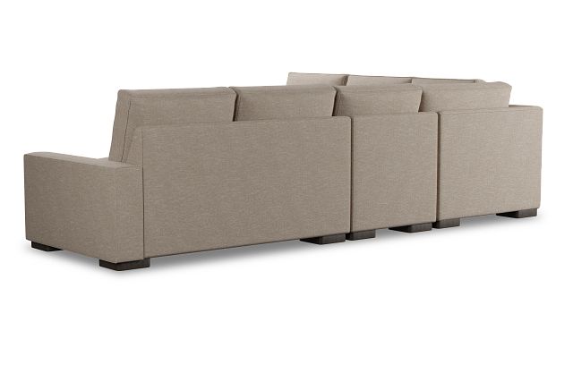 Edgewater Victory Taupe Medium Two-arm Sectional