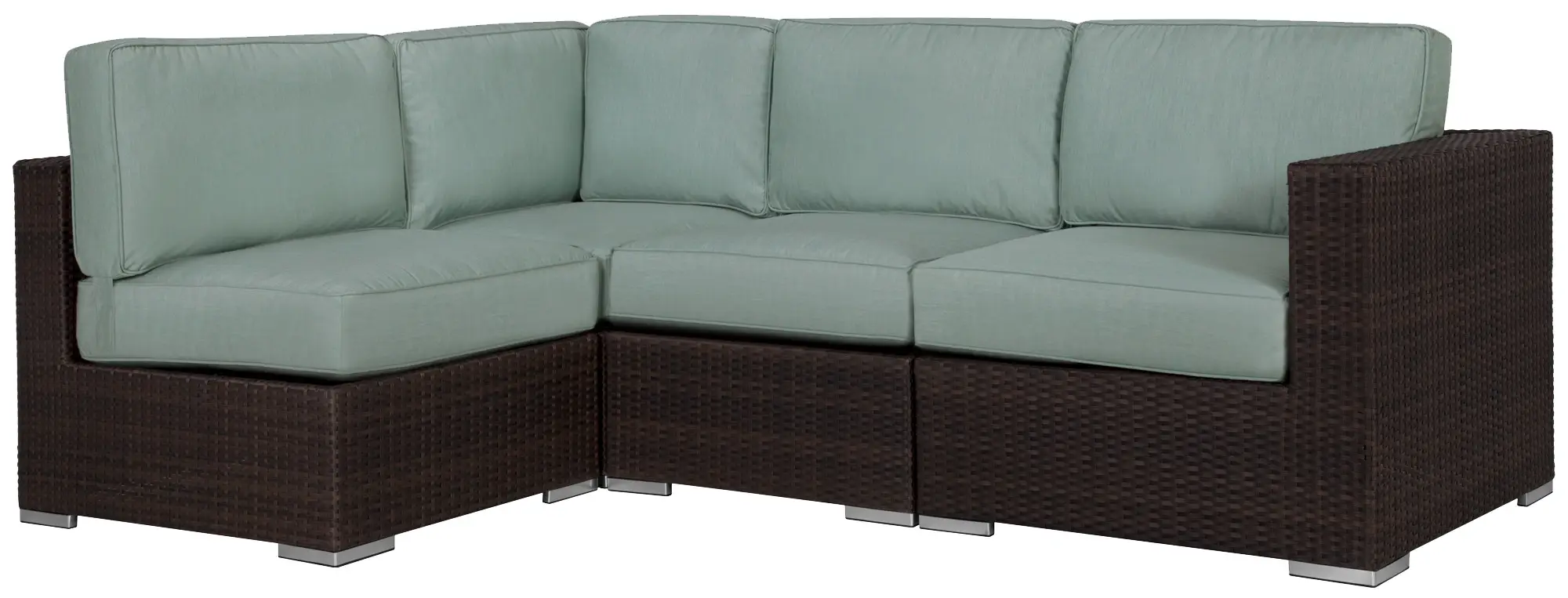Fina Teal 4-piece Modular Sectional Fina Teal 4-piece Modular Sectional