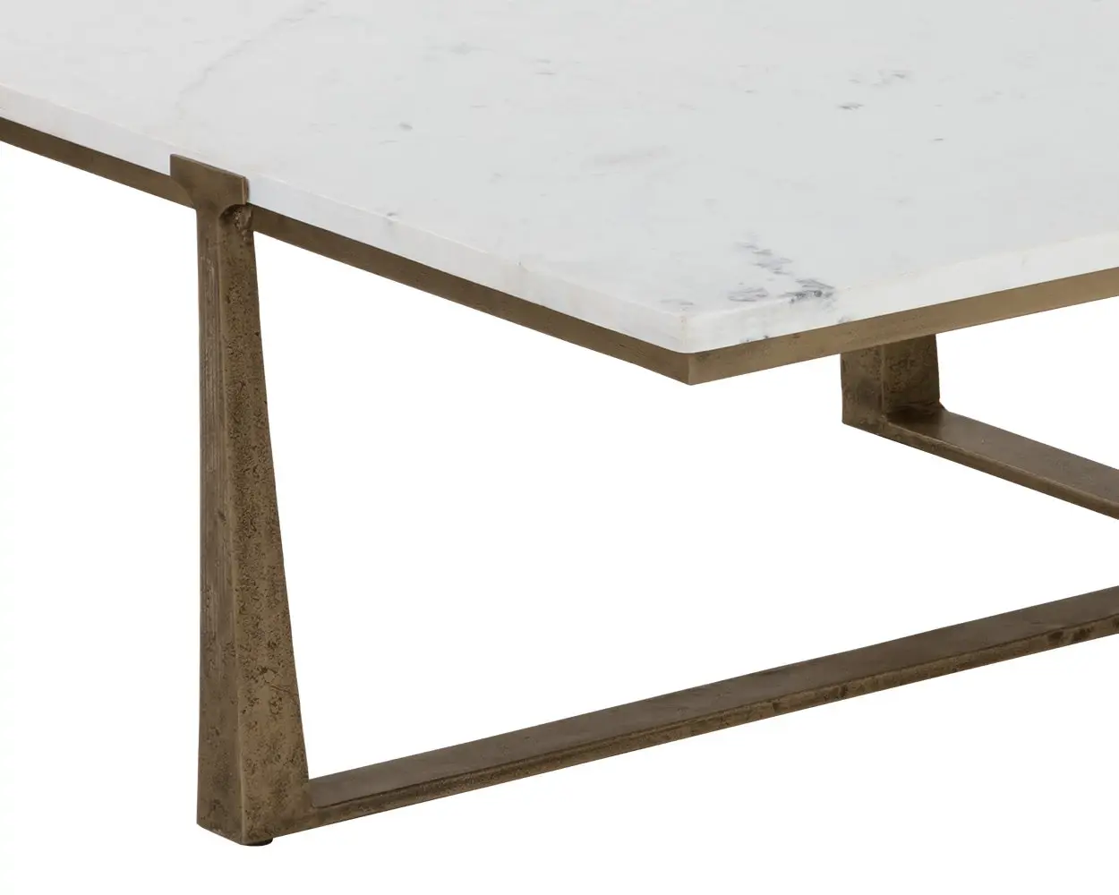 Cowart White Marble Rectangular Coffee Table Cowart White Marble Rectangular Coffee Table
