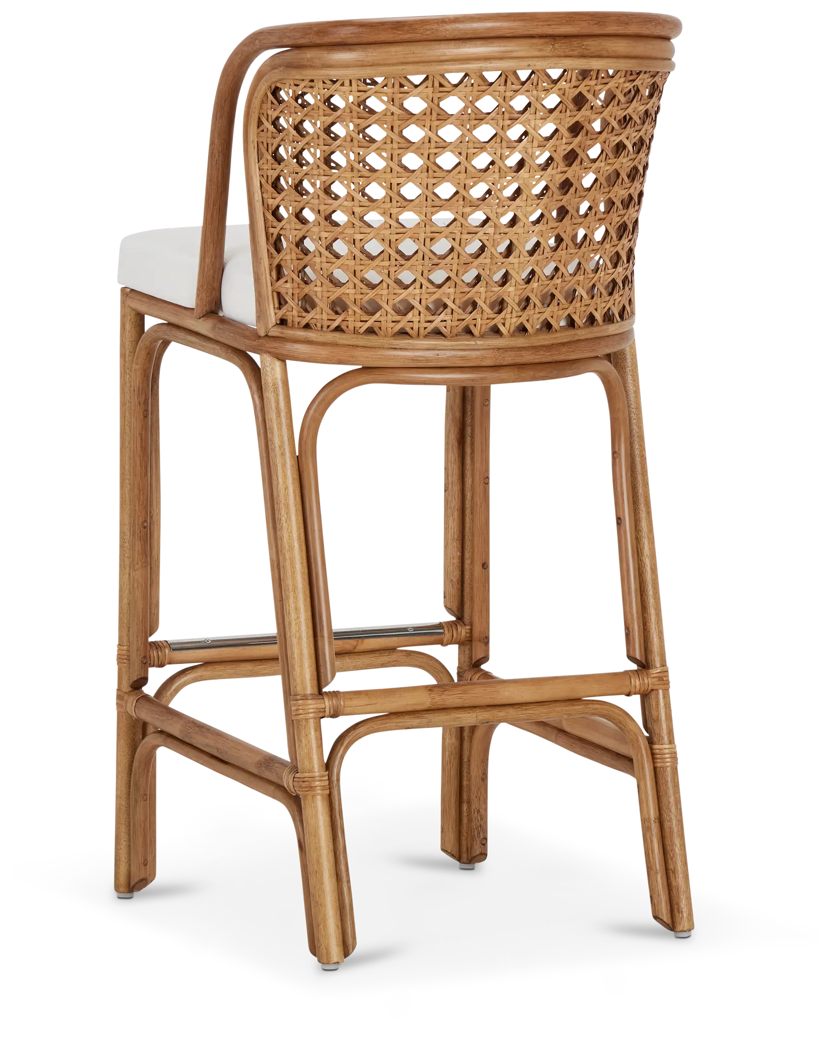 Maui Light Tonewoven 30" Upholstered Barstool Maui Light Tonewoven 30" Upholstered Barstool
