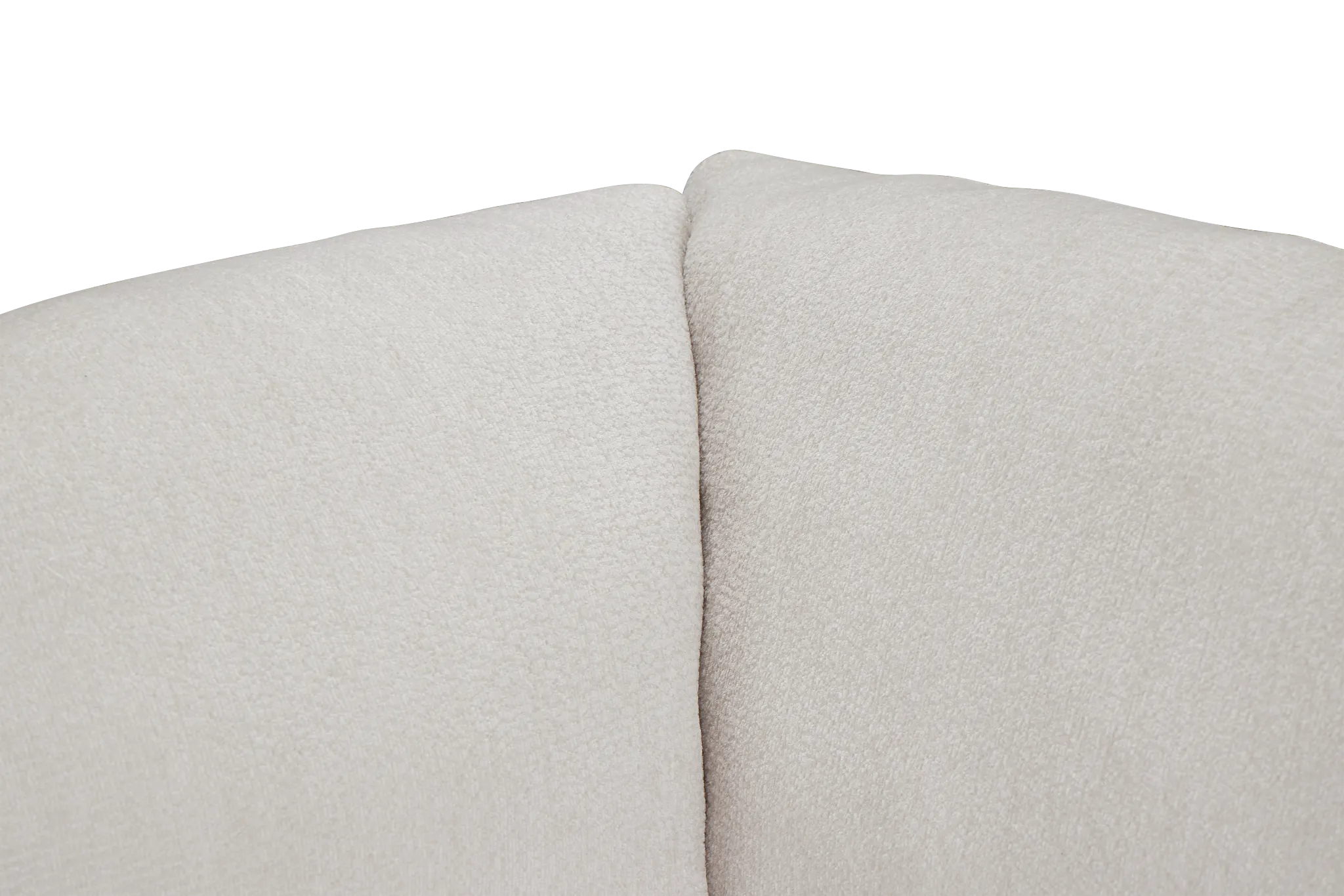 Colby White Micro Right Chaise Sectional