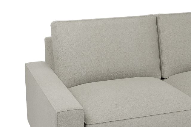 Edgewater Elite Gray 84" Sofa W/ 2 Cushions
